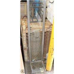 HEAVY METAL PROPANE CAGE SOLD WITH DAMAGED SNEEZE