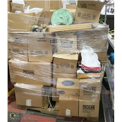 PALLET OF ESTATE MISC INCL CUT GLASS, CHINA AND
