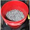Image 1 : PAIL OF 2-1/2 CARPENTER NAILS 25LBS.