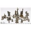 Image 1 : 16 PEWTER FIGURINES SOME WITH GEMS