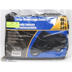 NEW LARGE NYLON MOTORCYCLE COVER FITS 39X49X90"