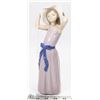 Image 1 : LLADRO #4011 TRYING ON A STRAW HAT" RETIRED