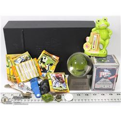 GRAND THEFT METAL BOX WITH COLLECTIBLES AND