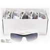 Image 1 : CASE OF DESIGNER SUNGLASSES, UV400 WHITE FRAMES &