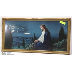 CHRIST ON THE MOUNT FRAMED PICTURE BY GIOVANNI