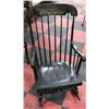 Image 1 : WOOD ROCKING CHAIR