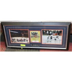 FRAMED EDMONTON VS. MONTREAL PRINT