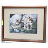 Image 1 : FRAMED SIGNED LIMITED EDITION OF WOLF CUBS