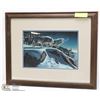 Image 1 : FRAMED SIGNED LIMITED EDITION OF WOLVES BY KM