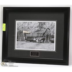 SIGNED LIMITED EDITION OWEN GARRETT PENCIL DRAWING