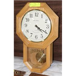 DANIAL DAKOTA WOOD PENDULUM WALL CLOCK WITH
