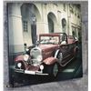 Image 1 : VINTAGE AUTO PICTURE 24"X24"