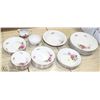 Image 1 : REGAL ROSE RIDGWAY 22KT GOLD TRIM CHINA SET