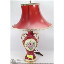 VINTAGE RED DECORATIVE LAMP