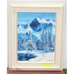 ORIGINAL ARTWORK BY CICILE L. BLANC 21"X17".