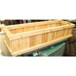 CEDAR WOOD PLANTER 15"X48"X10"H