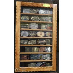 OAK ENCASED BELT BUCKLE COLLECTION