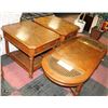 Image 1 : COFFEE TABLE AND 2 END TABLE SET