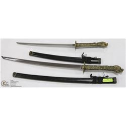 REPLICA SET OF SAMURAI KATANA & WAKIZASHI