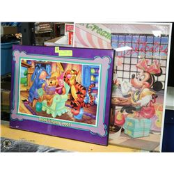 PAIR OF FRAMED DISNEY PRINTS