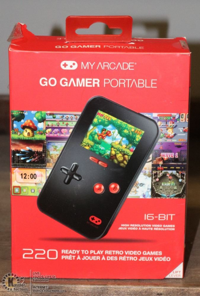 Arcadego MY ARCADE GO GAMER PORTABLE 220 RETRO GAME - Kastner Auctions