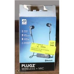 IFROGZ PLUGZ BLUETOOTH EARPHONES+MIC