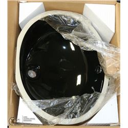 NEW BLACK UNDERMOUNT SINK