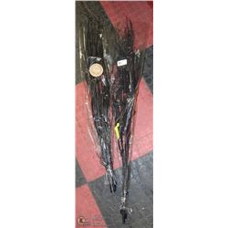2 BLACK DECORATIVE WOODLAND STICK BUNCHES