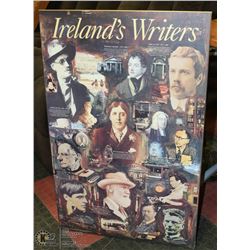 IRELANDS WRITERS WALL PLAQUE