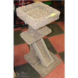 CAT SCRATCH TOWER WITH PERCH
