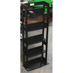 5-SHELF MEDIA STAND FOR CD, DVD, GAMES,