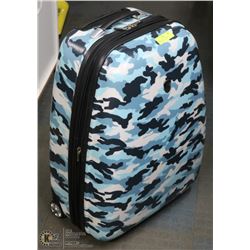 LARGE HEYS HARDCOVER EXPANDABLE BLUE &