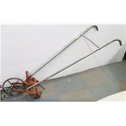 ANTIQUE GARDEN TILLER.