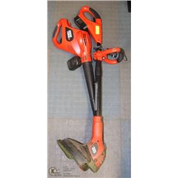 BLACK AND DECKER GRASS WHIP AND BLOWER WITH 1.10V