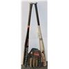 Image 1 : BOX OF 2 ALUMINUM BASEBALL BATS & RAWLINGS
