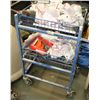 Image 1 : ROLLING SHOP CART FULL OF 3M PARTICULATE FILTERS,