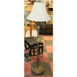 VINTAGE UNIQUE DOUBLE PULL STRING FLOOR LAMP