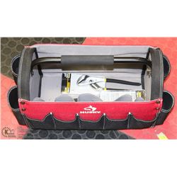 HUSKY HANDY TOOL TOTE WITH TOOLS