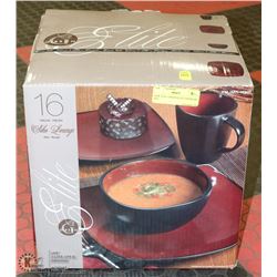 NEW 16-PC GIBSON ELITE DISHWARE SET -