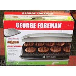 GEORGE FOREMAN EXTRA-LARGE GRILL 2-IN-1