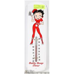 BETTY BOOP DINER METAL THERMOMETER