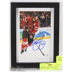 CHRIS PRONGER TEAM CANADA AUTOGRAPHED PICTURE