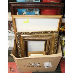LOT OF ASSORTED FRAMES & PICTURES