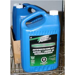 LOT OF 3 JUGS UNIVERSAL VEHICLE ANTIFREEZE ALSO