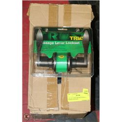 LOT OF 6 NEW BRONZE PASSAGE DOOR LOCK SETS