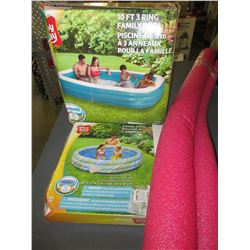 2 Pools / and 2 water Noodles / Untested