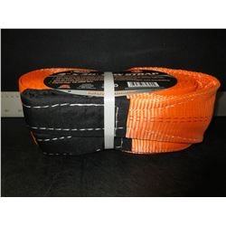 New 4" x 30ft 9 ton - 18,000lb Tow Strap / will not rot or tear in extreme cond.