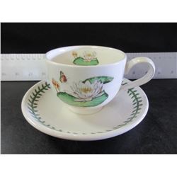 Portmeirion exotic botanic garden made in England collector tea cup/saucer