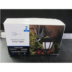 New 2 pack Hanging Solar lights