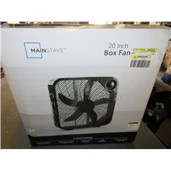 20 inch Box Fan / 3 speed settings
